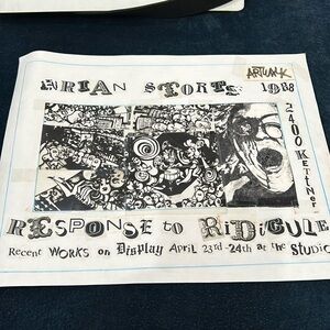 Artwork, drawing, illustration, photo, 1988, Artwalk Response to Ridicule,